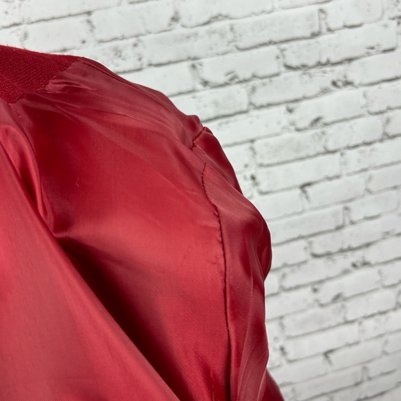 SAG HARBOR | vintage 100% wool red blazer size 16 - Picture 11 of 13